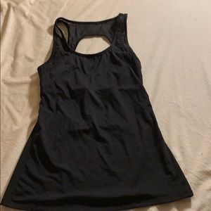 Black fabletics work out tank